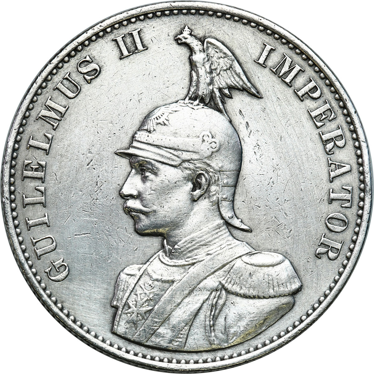 Niemcy, Afryka wschodnia. Wilhelm II (1888-1918). 2 rupie 1893 - RZADKIE